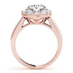 Engagement Rings Halo Round - TN50578-E