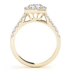 Engagement Rings Halo Round - TN50579-E