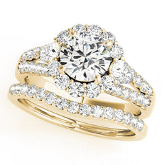 Engagement Rings Halo Round - TN50585-E