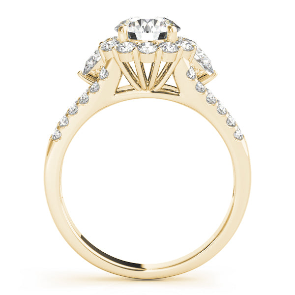 Engagement Rings Halo Round - TN50585-E