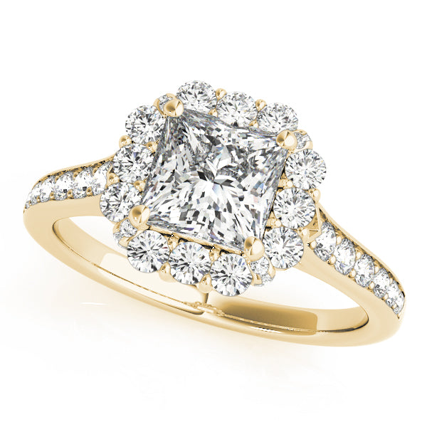 Engagement Rings Halo Square & Cushion - TN50588-E