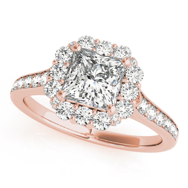 Engagement Rings Halo Square & Cushion - TN50588-E