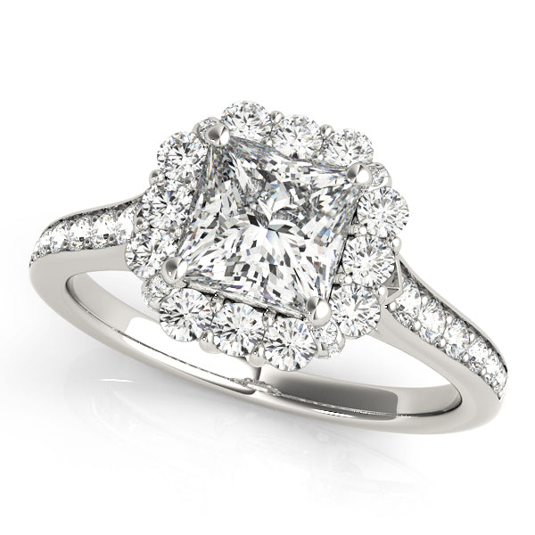 Engagement Rings Halo Square & Cushion - TN50588-E