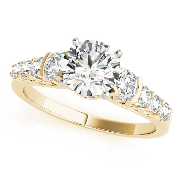 Engagement Rings Single Row Prong Set - TN50589-E