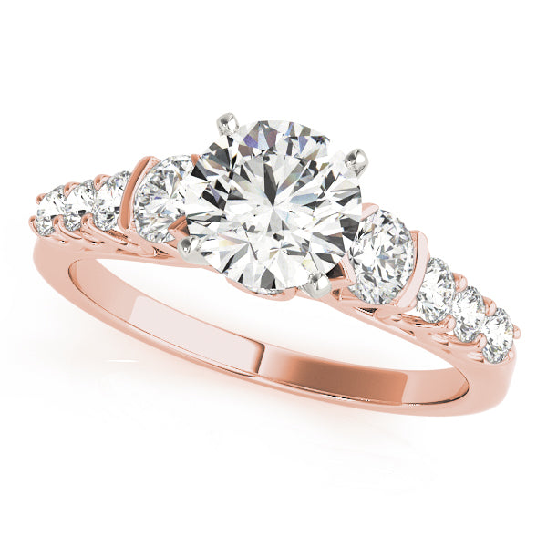 Engagement Rings Single Row Prong Set - TN50589-E