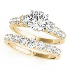 Engagement Rings Single Row Prong Set - TN50589-E