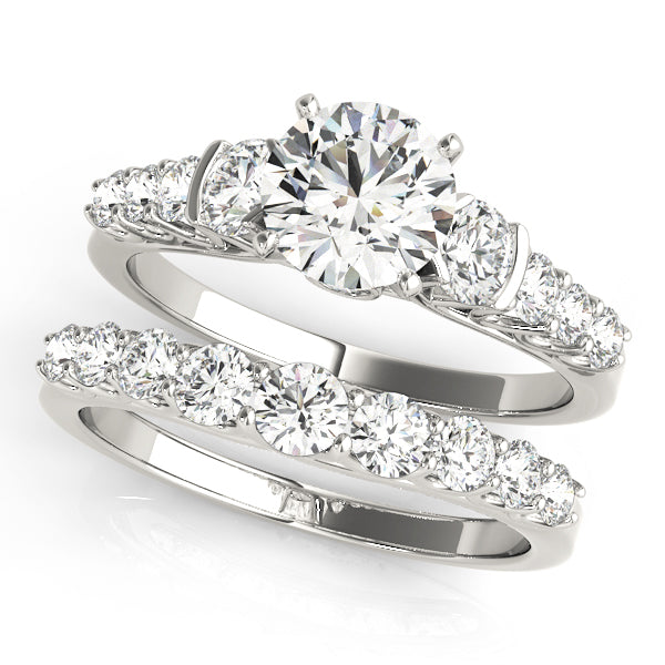 Engagement Rings Single Row Prong Set - TN50589-E