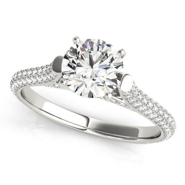 Engagement Rings Single Row Prong Set - TN50604-E