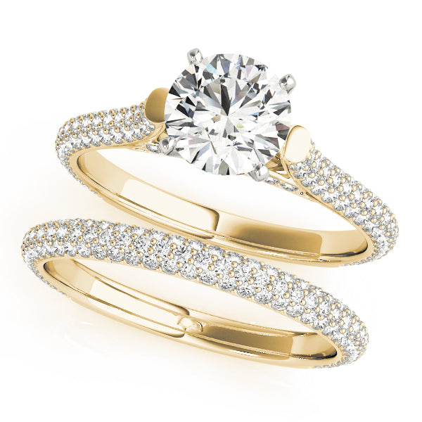 Engagement Rings Single Row Prong Set - TN50604-E