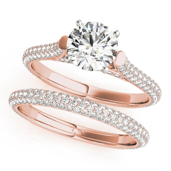 Engagement Rings Single Row Prong Set - TN50604-E