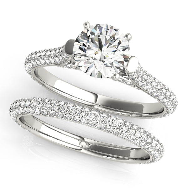 Engagement Rings Single Row Prong Set - TN50604-E