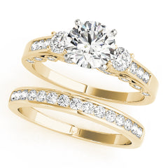 Engagement Rings 3 Stone Round - TN50619-E