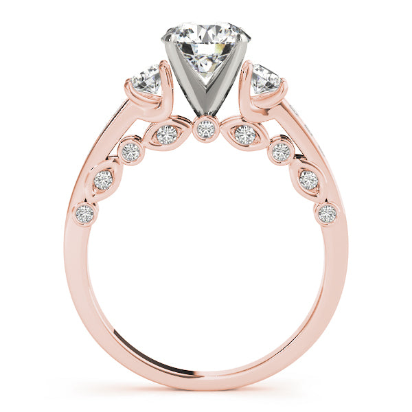 Engagement Rings 3 Stone Round - TN50619-E