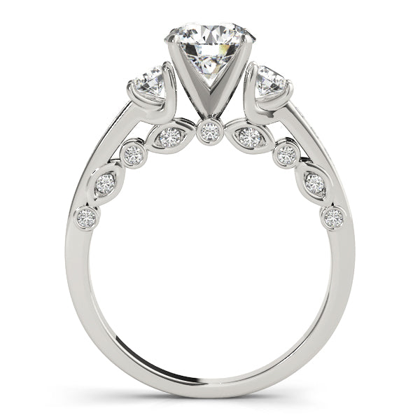 Engagement Rings 3 Stone Round - TN50619-E