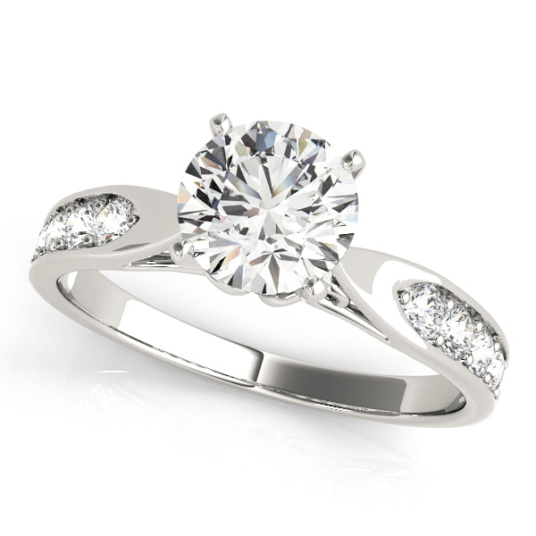 Engagement Rings Single Row Prong Set - TN50621-E