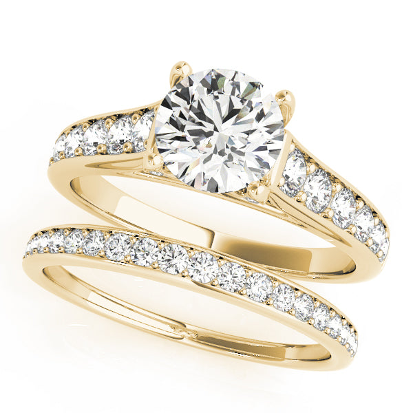 Engagement Rings Single Row Prong Set - TN50628-E