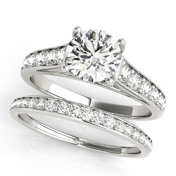 Engagement Rings Single Row Prong Set - TN50628-E