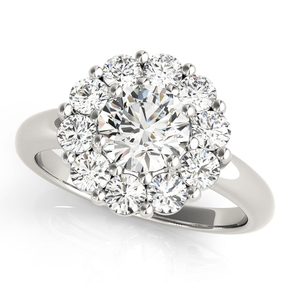 Engagement Rings Halo Round - TN50630-E