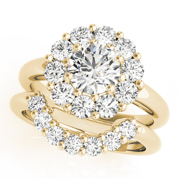 Engagement Rings Halo Round - TN50630-E