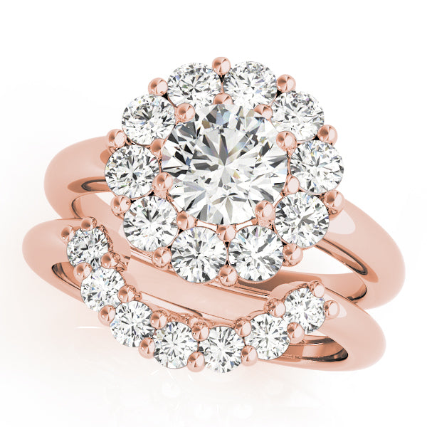 Engagement Rings Halo Round - TN50630-E