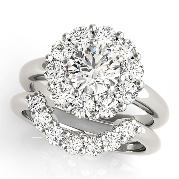 Engagement Rings Halo Round - TN50630-E