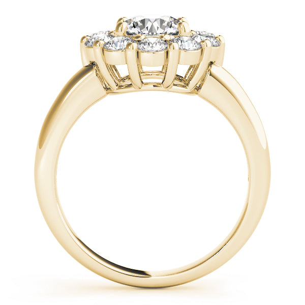 Engagement Rings Halo Round - TN50630-E