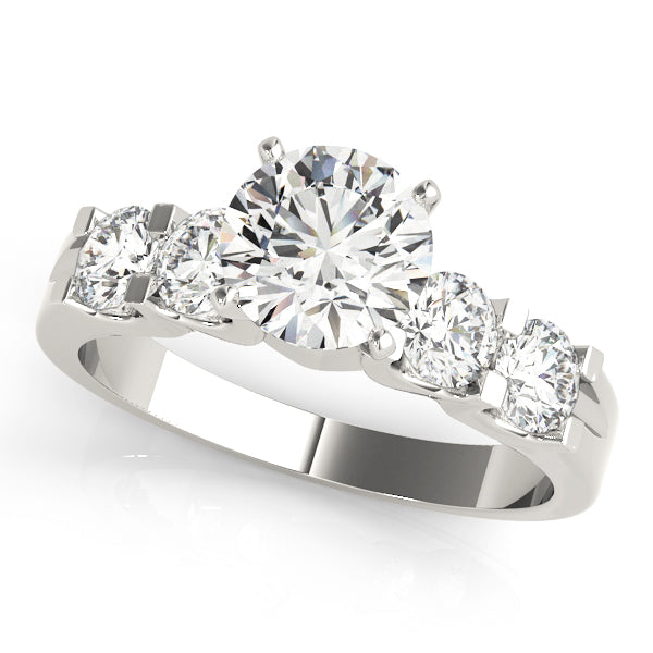 Engagement Rings Single Row Prong Set - TN50634-E