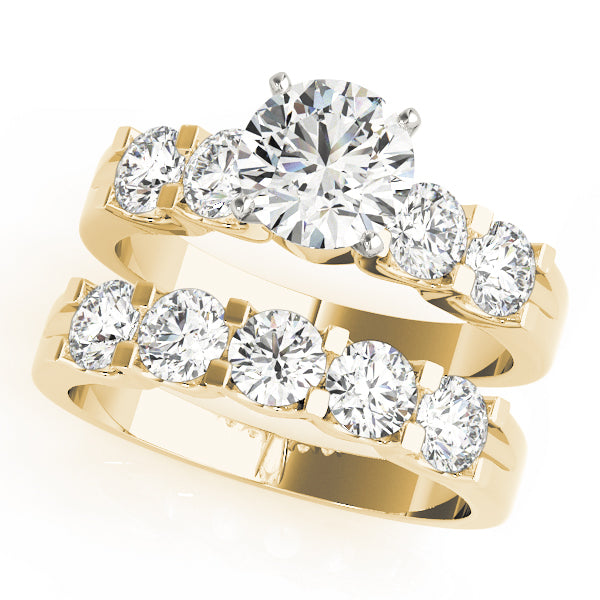 Engagement Rings Single Row Prong Set - TN50634-E