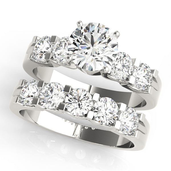 Engagement Rings Single Row Prong Set - TN50634-E