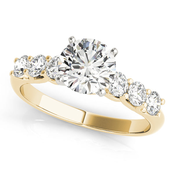 Engagement Rings Single Row Prong Set - TN50641-E