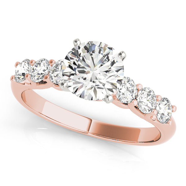 Engagement Rings Single Row Prong Set - TN50641-E