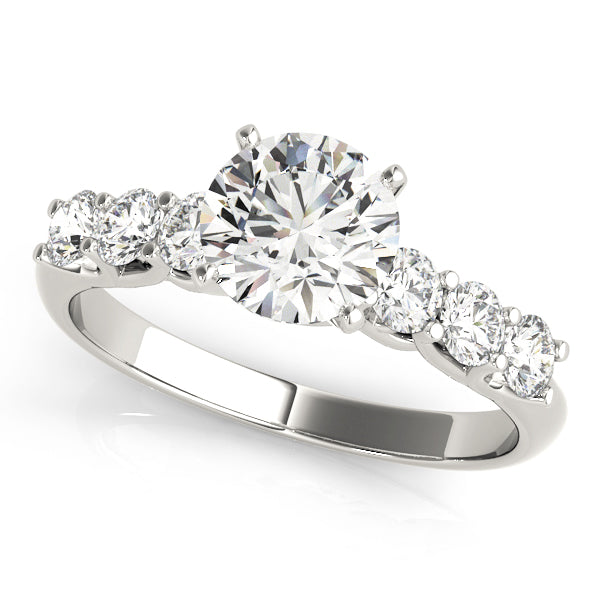 Engagement Rings Single Row Prong Set - TN50641-E