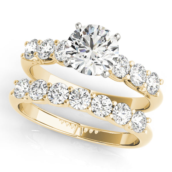 Engagement Rings Single Row Prong Set - TN50641-E