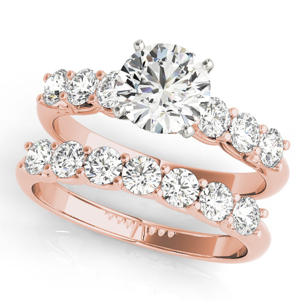 Engagement Rings Single Row Prong Set - TN50641-E