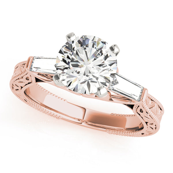 Engagement Rings 3 Stone Baguette - TN50642-E