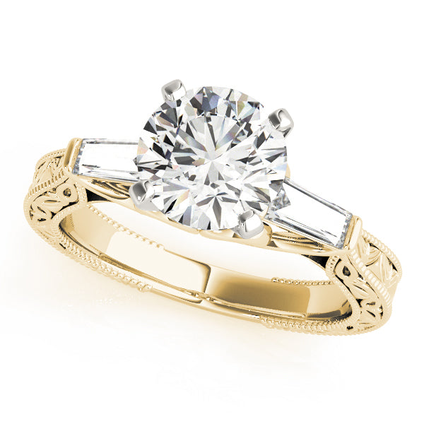 Engagement Rings 3 Stone Baguette - TN50642-E