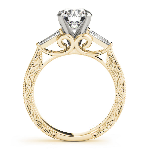 Engagement Rings 3 Stone Baguette - TN50642-E