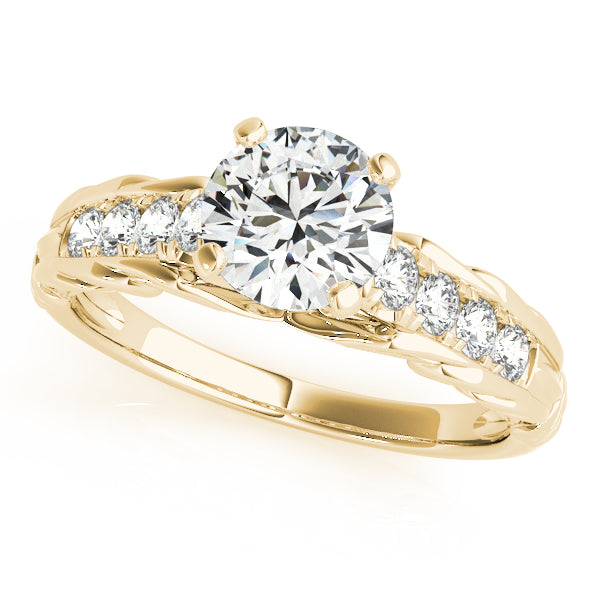 Engagement Rings Single Row Prong Set - TN50645-E