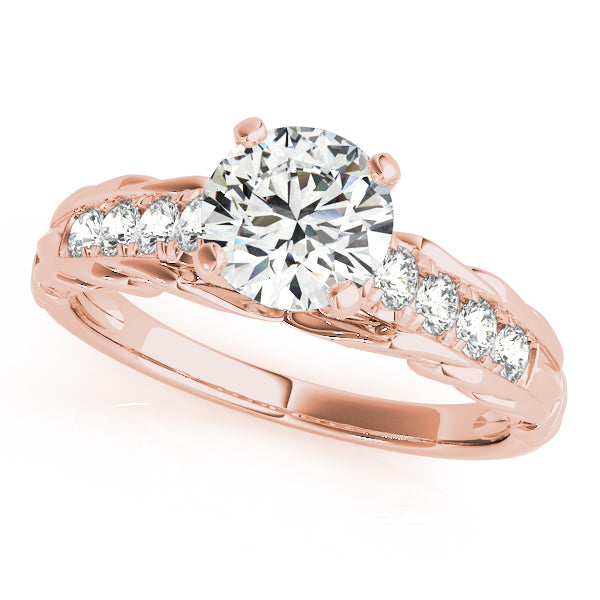 Engagement Rings Single Row Prong Set - TN50645-E