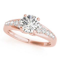 Engagement Rings Single Row Prong Set - TN50649-E