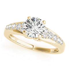 Engagement Rings Single Row Prong Set - TN50649-E