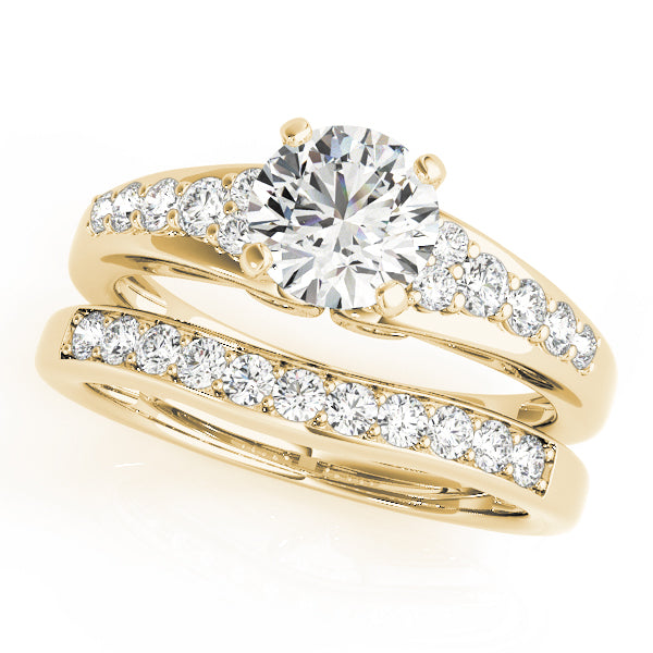 Engagement Rings Single Row Prong Set - TN50649-E