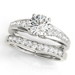 Engagement Rings Single Row Prong Set - TN50649-E