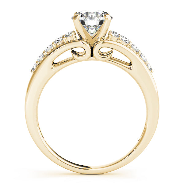 Engagement Rings Single Row Prong Set - TN50649-E