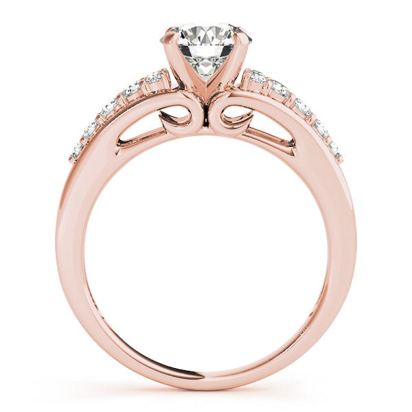 Engagement Rings Single Row Prong Set - TN50649-E