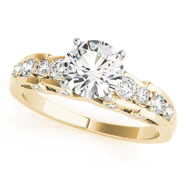 Engagement Rings Single Row Prong Set - TN50653-E