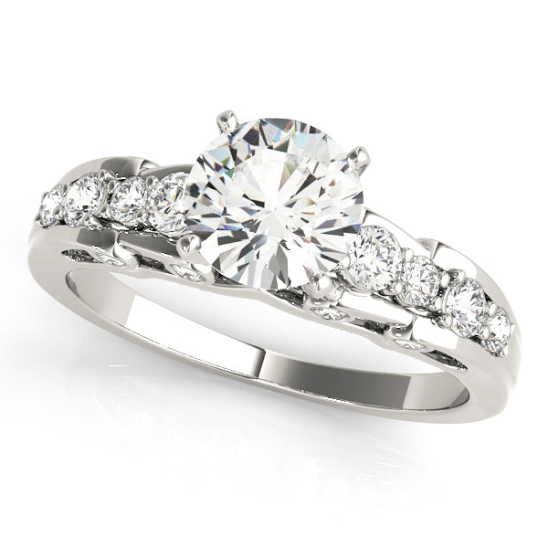 Engagement Rings Single Row Prong Set - TN50653-E