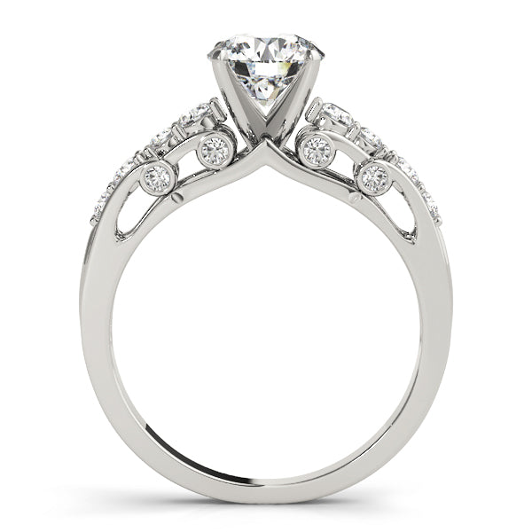Engagement Rings Single Row Prong Set - TN50653-E