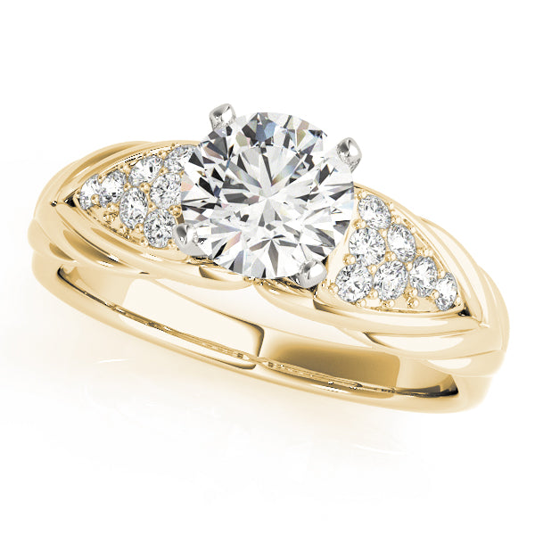Engagement Rings Cluster Sides - TN50654-E
