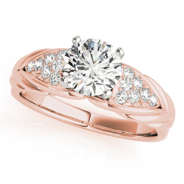 Engagement Rings Cluster Sides - TN50654-E